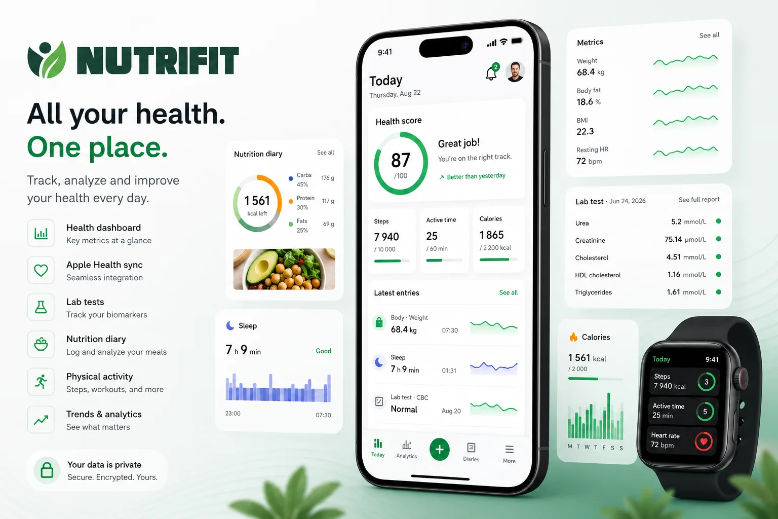 NutriFit screenshot