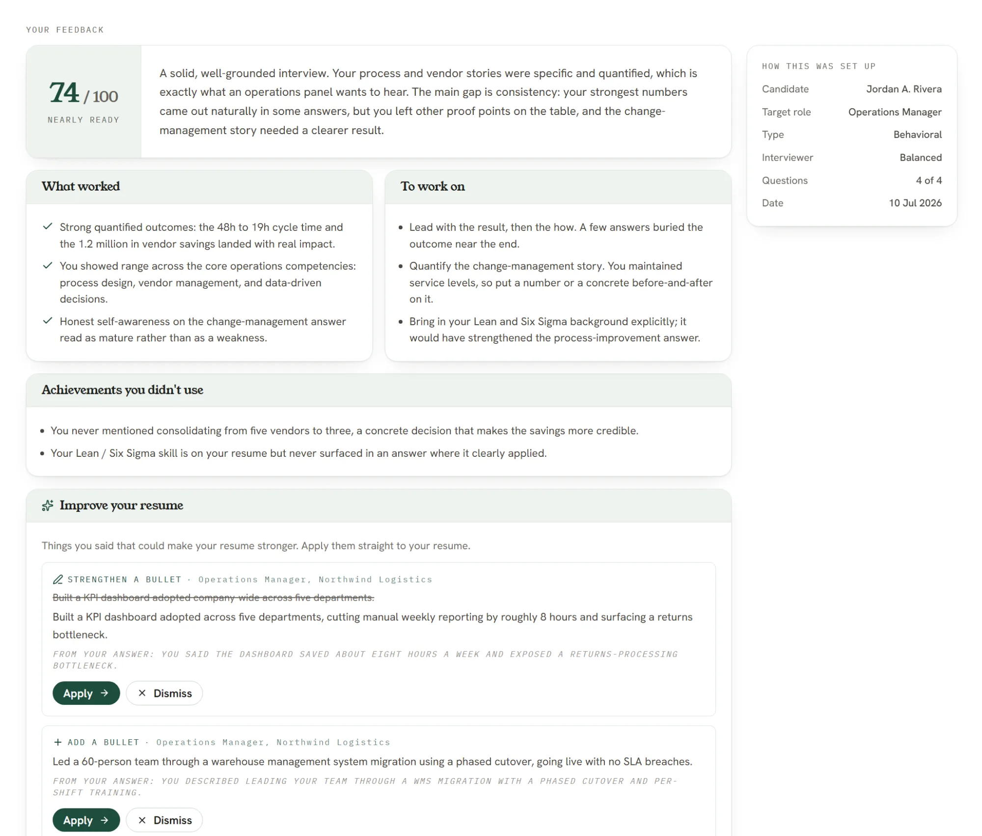 Resume Studio screenshot