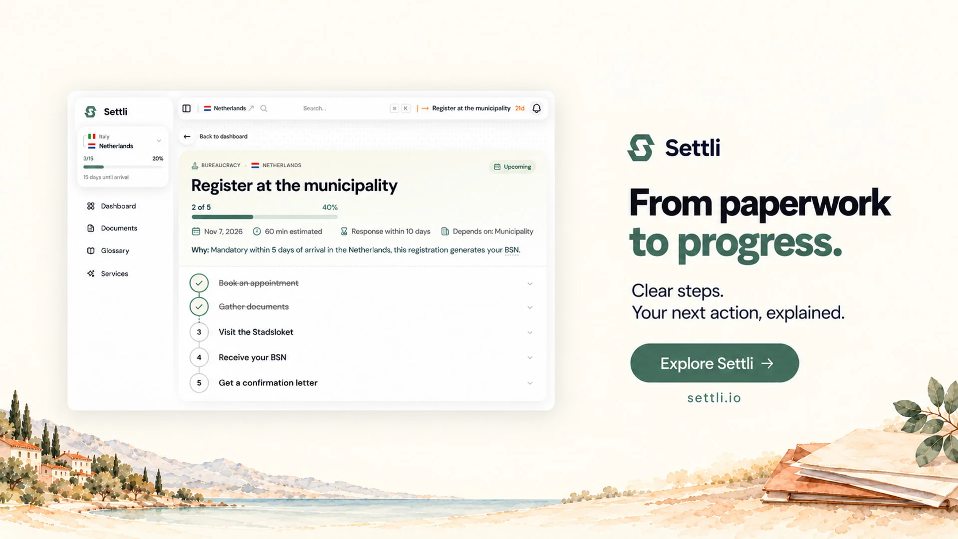 Settli screenshot