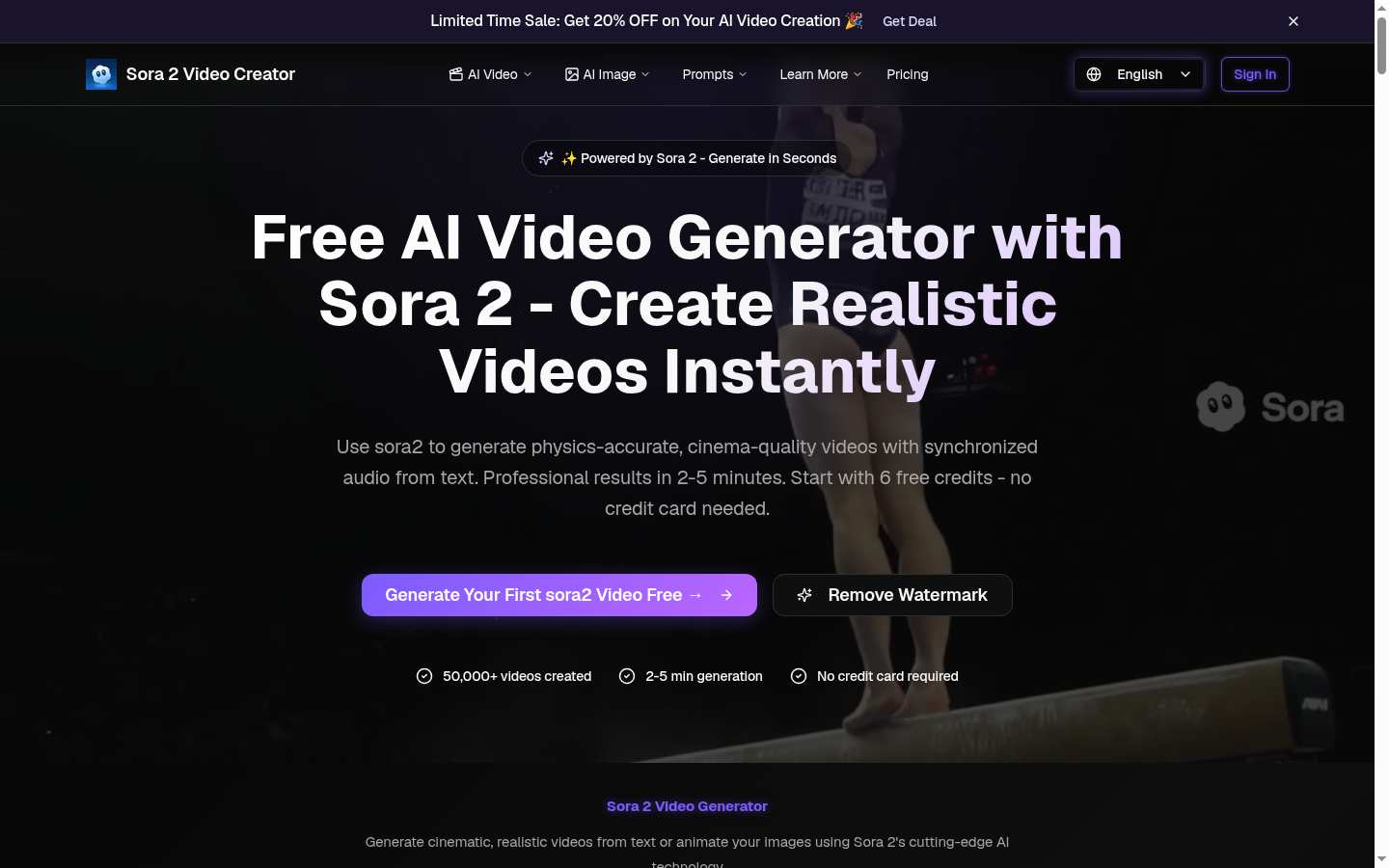 Sora 2: Above the fold