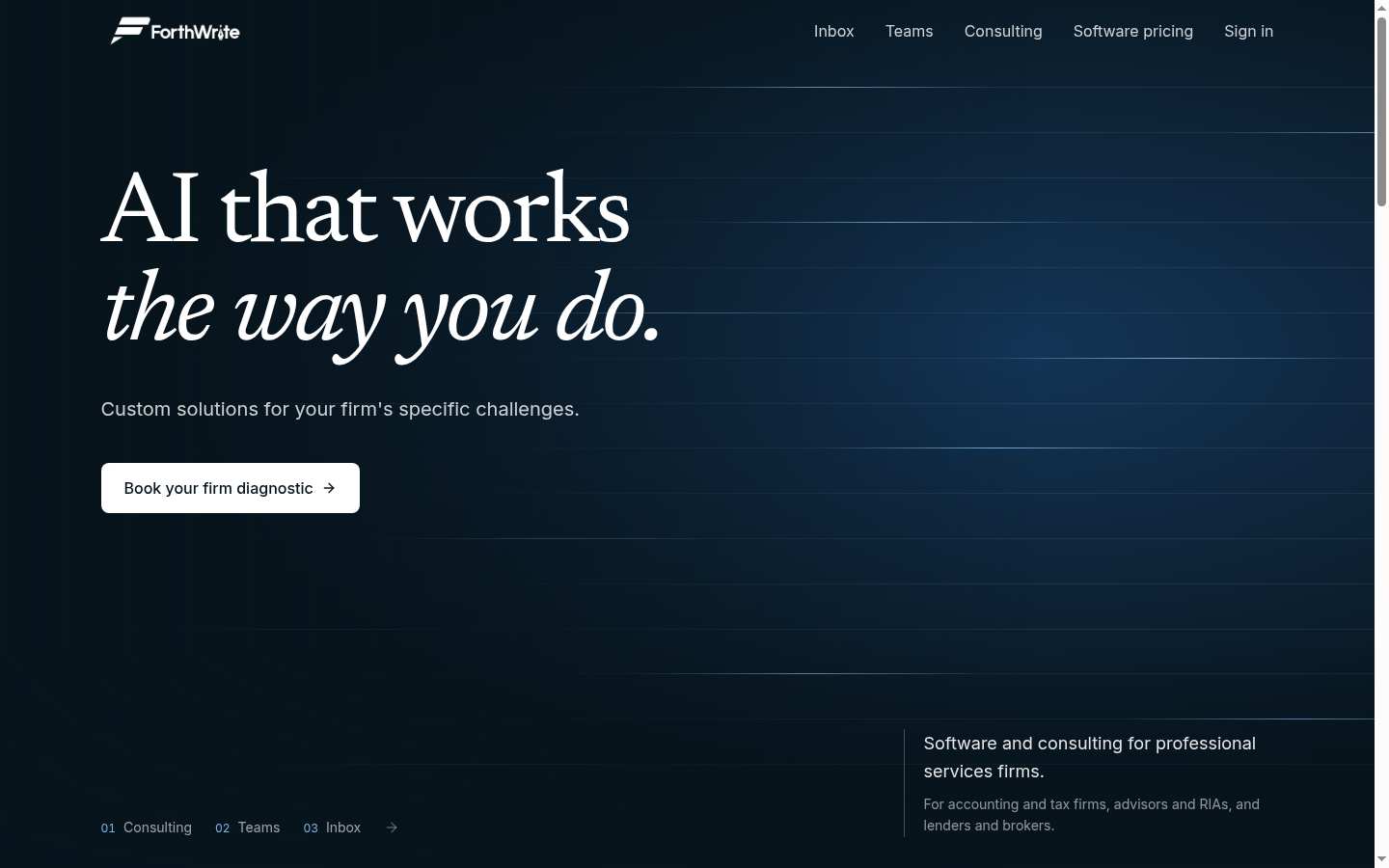 ForthWrite: Above the fold