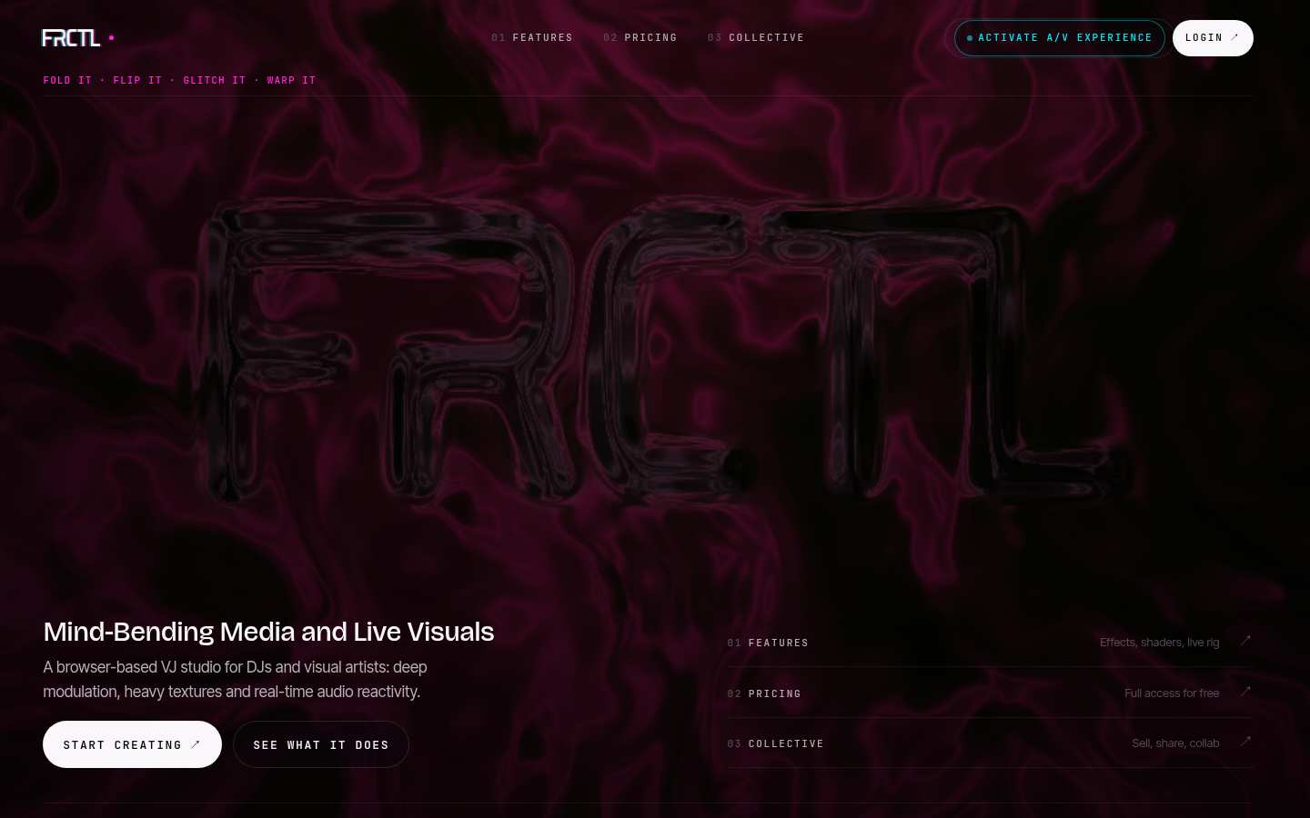 FRCTL: Above the fold
