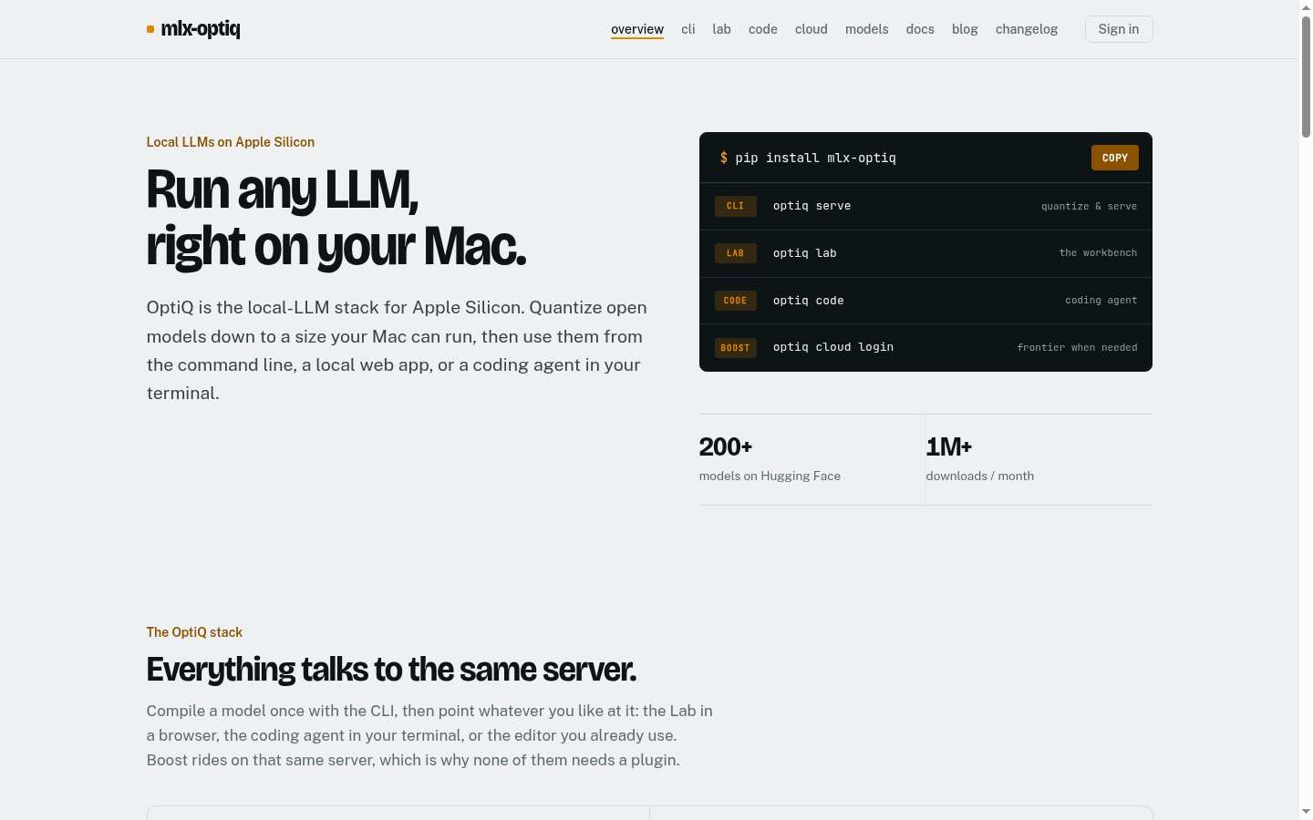 mlx-optiq: Above the fold