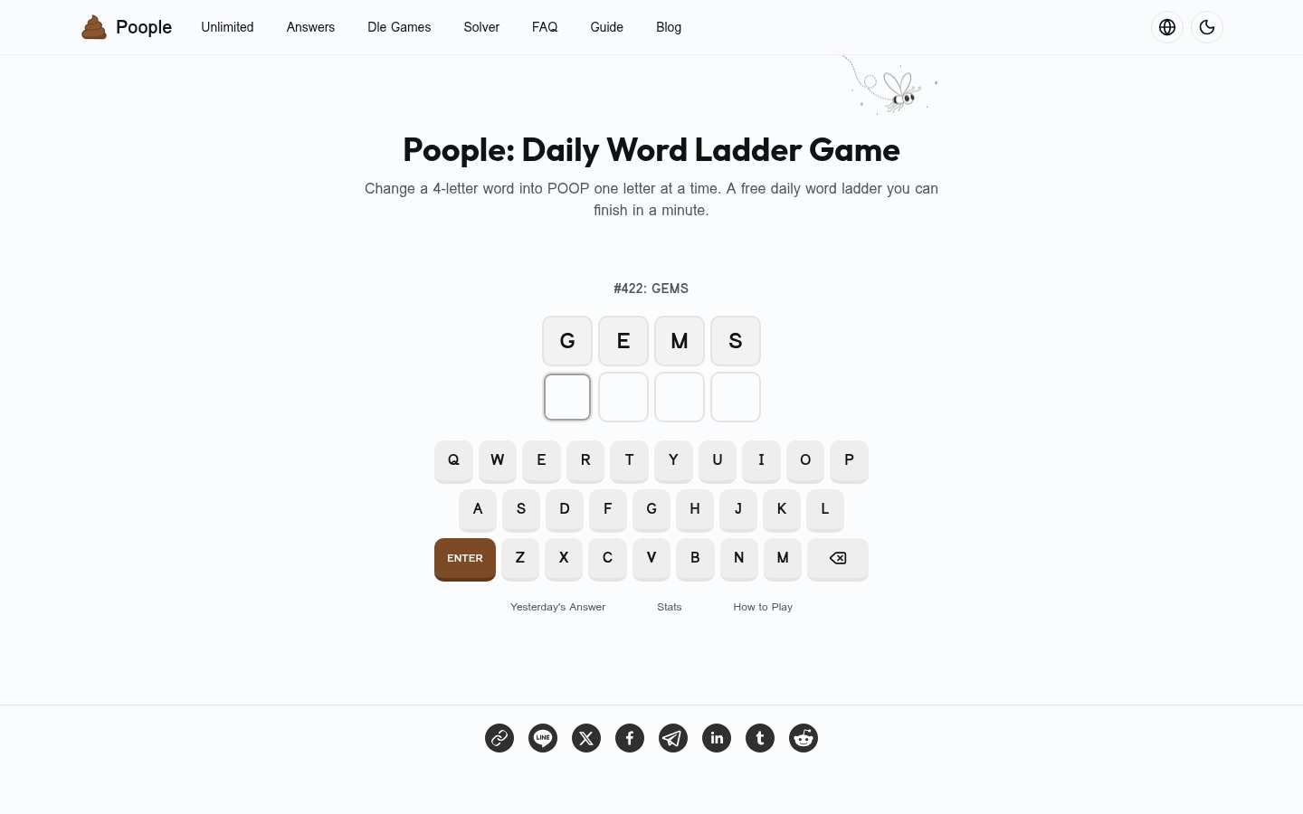 Poople: Above the fold